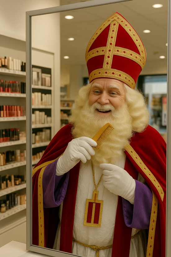 Sint bij de drogist