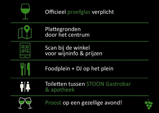 🍷 Belangrijk en leuke dingen om te weten