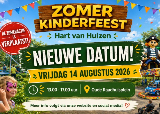 Nieuwe datum Zomerkinderfeest bekend! 🎉